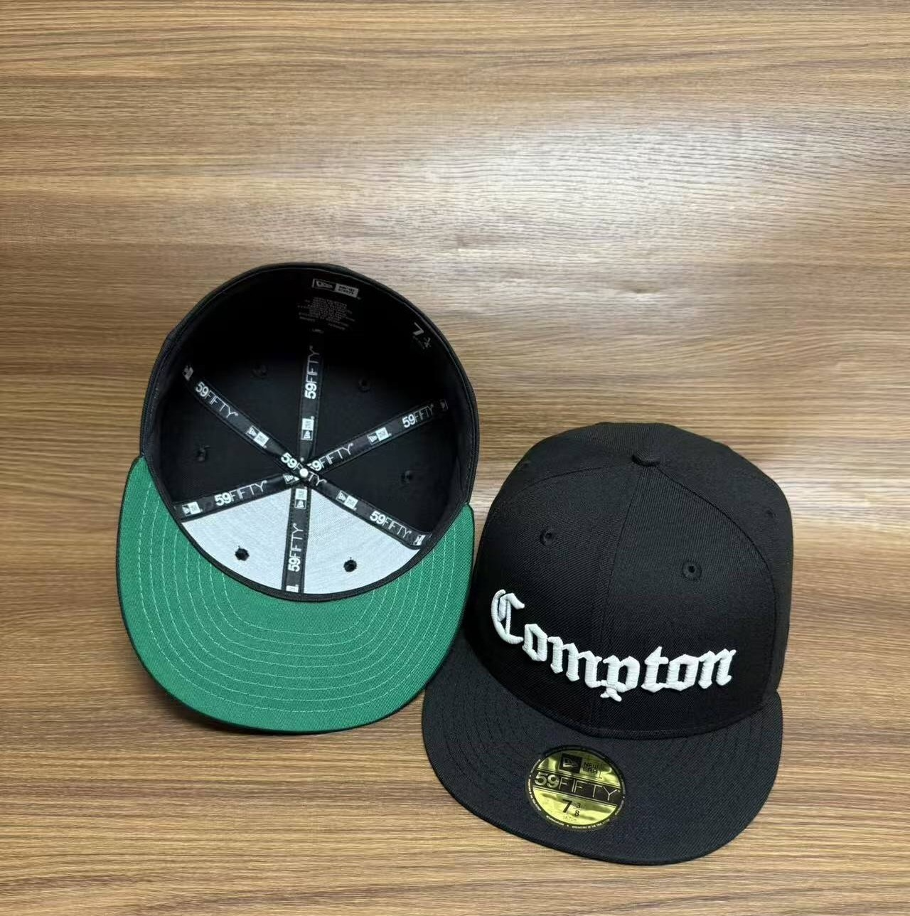 New Era Compton Glow in the Dark Script Fitted Hat RARE Snoop Dogg Rap ...