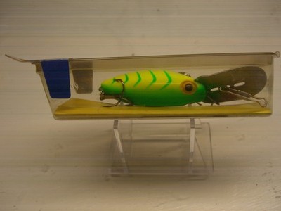 Ancien Leurre Crankbait Storm Hot'n Tot H116, Vert Argenté Métallisé, Vintage
