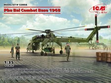 ICM53056 - ICM 1:35 - Phu Bai Combat Base 1968 (CH-54a & 2 Figs)