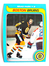 79 80 TOPPS HOCKEY BRAD PARK #23 BRUINS
