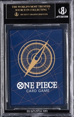 2022 One Piece Alpha Nami OP01-016 Pre-Errata BGS Black Label 10