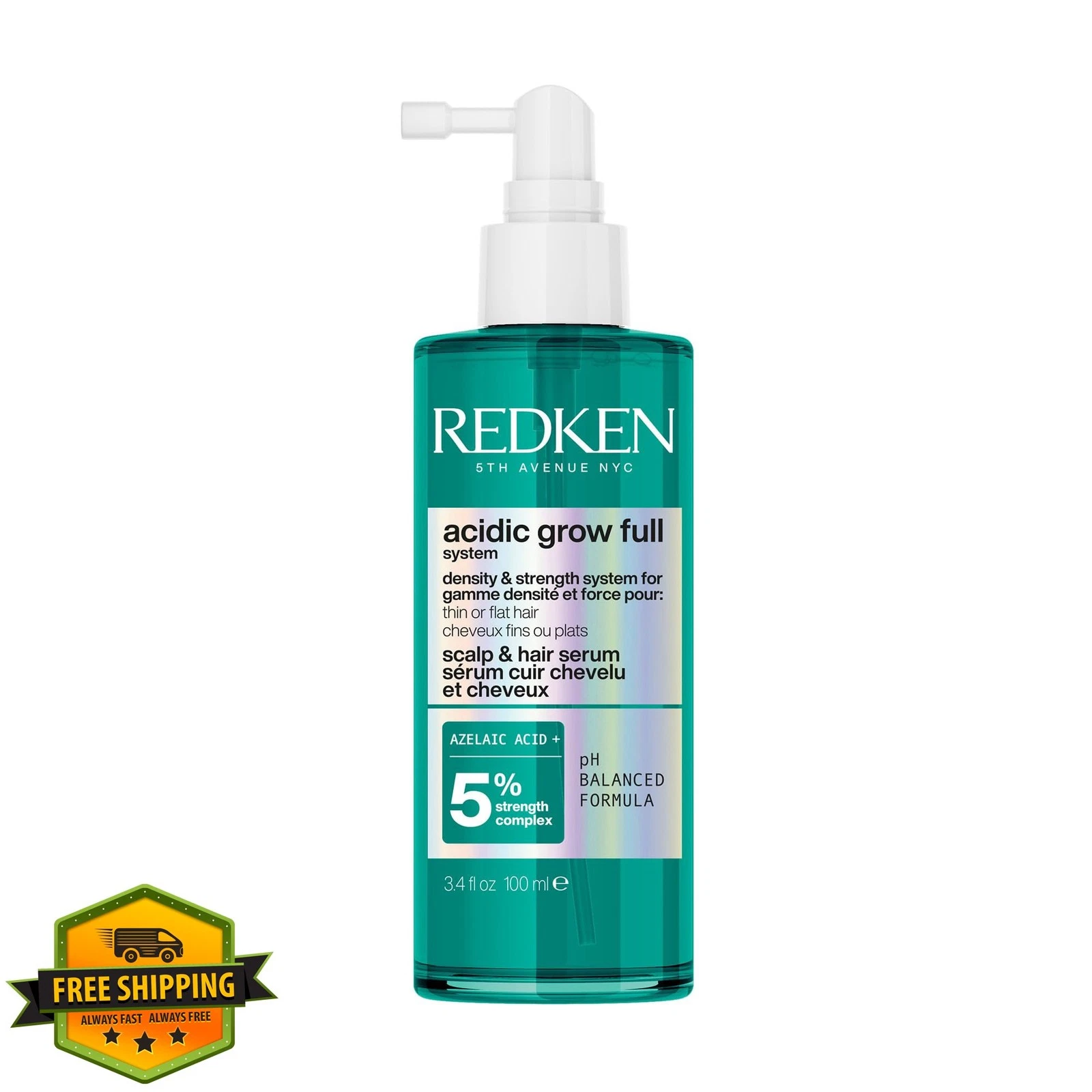 Redken Acidic Grow Full System Scalp Hair Serum Thicker Hair
