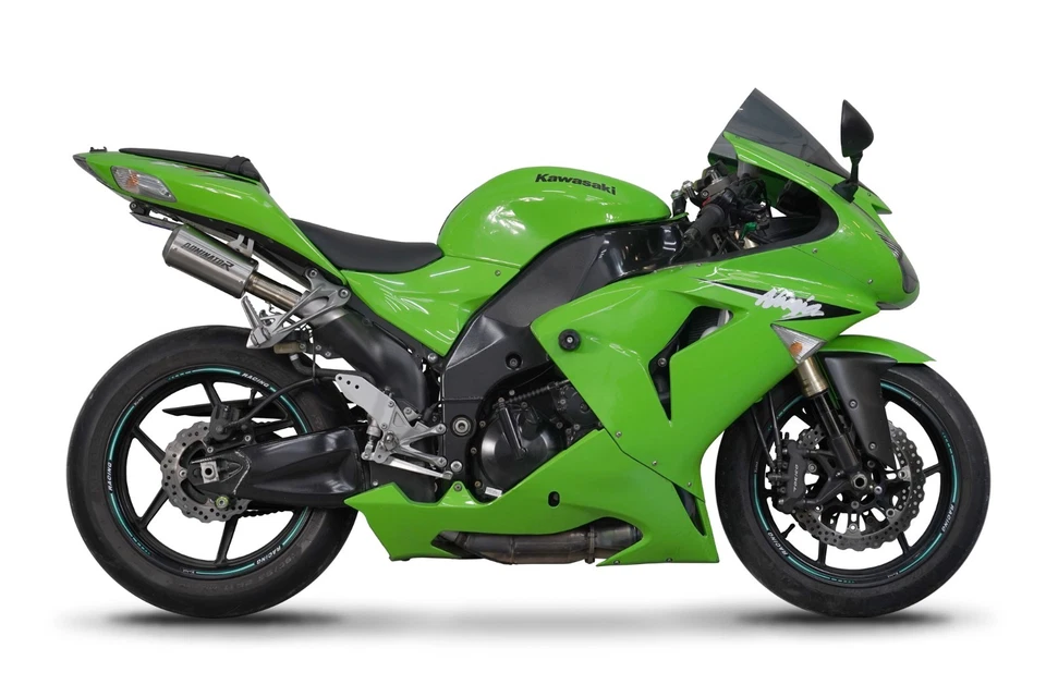 ZX10R 2006 - 2007 Right Side Exhaust Silencer Muffler GPS DOMINATOR — 第 4/4 张图片