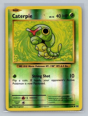 Caterpie Reverse Holo Common XY - Evolutions 3/108 NM - LP