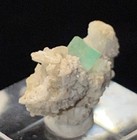 ATTRACTIVE GEM FLUORITE ON FELDSPAR THUMBNAIL ERONGO MTN AREA,NAMIBIA — photo 4