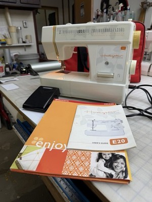 Husqvarna Viking Huskystar E20 Sewing Machine With OEM Bag And Other Accessories