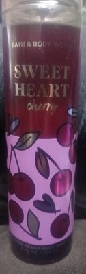 Bath And Body Works Sweet Heart Cherry Fine Fragrance Mist Full Size 8 FL OZ New