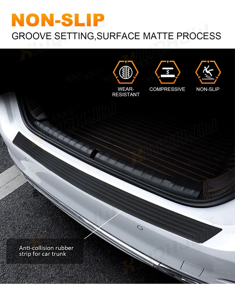 Protector de parachoques trasero XWQHJW para Hyundai Elantra 2013-2018 Foto 4 de 4