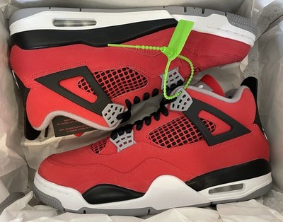 Jordan Air Jordan 4 Retro Toro Bravo Fire Red/White/Black FQ8138-600 NEW