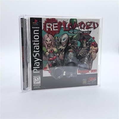 Re-Loaded The Hardcore Sequel Playstation 1 PS1 CIB w/Reg Card Black Label