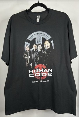 Human Code Break The Silence Band T-Shirt Men s Size XL 