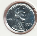 1943 WWII Lincoln Wheat Steel Penny Collectible US Collection Very Good War Coin