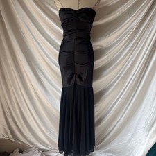 Xscape vintage 90s 2000s black mermaid dress