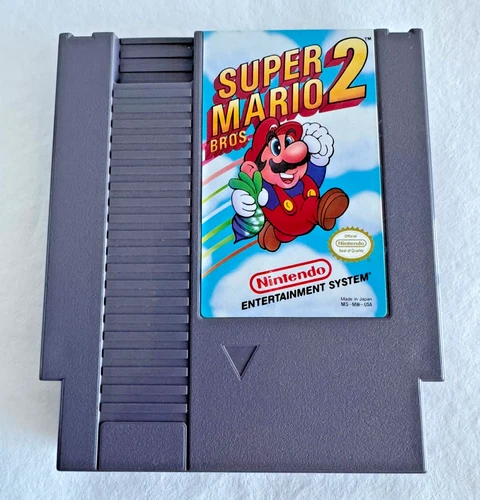 Super Mario Bros. 2 - Nintendo NES - Game Cartridge Only - Original Owner