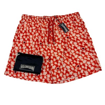 Vilebrequin Herren Badeshorts Moorea Valentines Turtles Classic Style: MOOC3B14