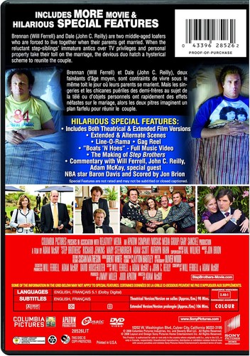 Step Brothers (Unrated) (DVD) Mary Steenburgen Richard Jenkins (US IMPORT) - Picture 3 of 5