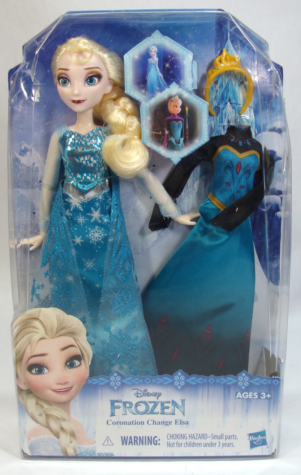 DISNEY FROZEN CORONATION CHANGE ELSA DOLL 11" SCALE HASBRO 2015