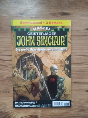 JOHN SINCLAIR , Sammelband Nr. 1878 , 3 Romane in einen ,   Horror Kult, na2