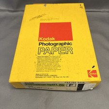 Kodak Photo Paper Medium Weight Polycontrast Rapid ii RC F 5x7 in. Opened Sheet 