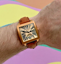 Men’s Automatic Watch 36mm Open Heart, Date and Exhibition Case Nicolete 1886