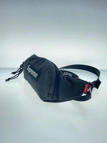 Sac taille suprême 22AW petite toile noire unie occasion