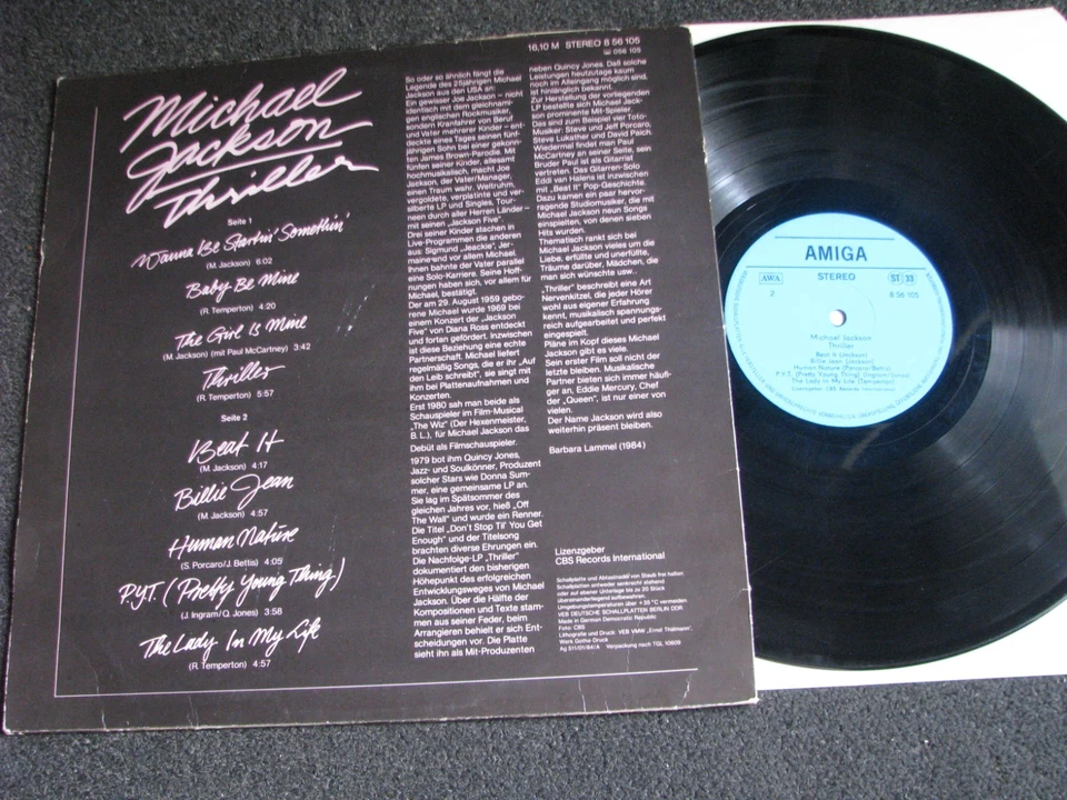 Michael Jackson Thriller · Lp · 1984, Foto 2 von 2