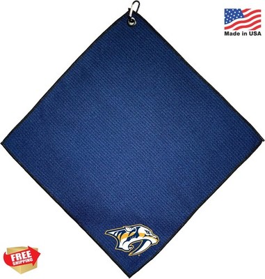 Team Golf Nashville Predators Microfiber Golf Towel 15x15 NHL