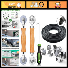 5-in-1 Screen Repair Kit - Roller Tool, Clips, Spline Hook for Windows Doors