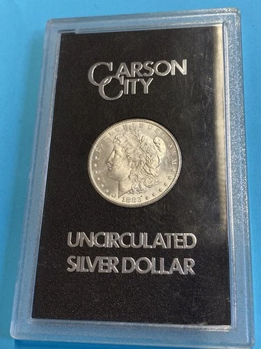 1883-CC $1 GSA Morgan Silver Dollar Choice BU without Box and COA