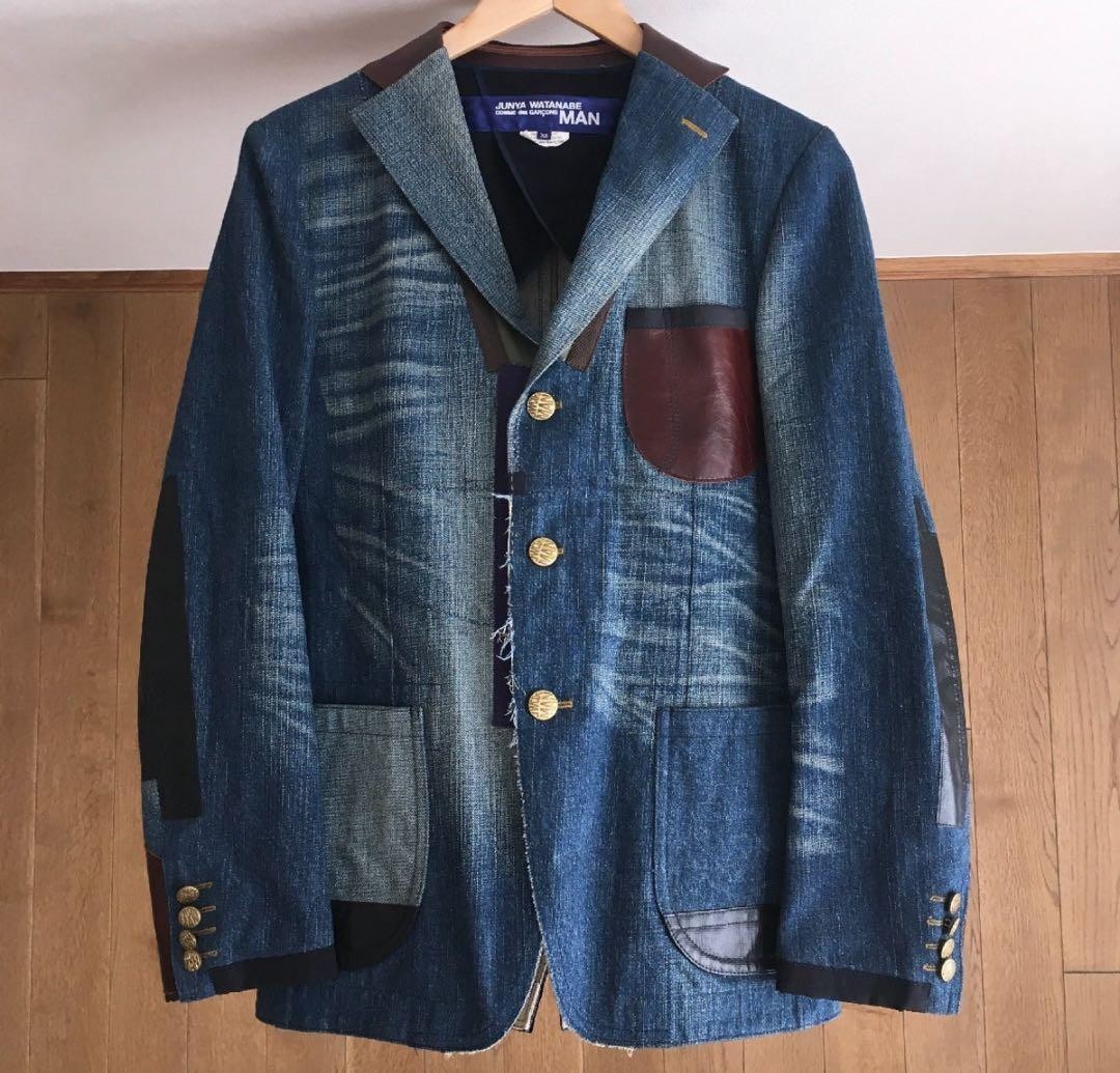 Junya Watanabe Man Patchwork Denim Jacket XS Used… - image 1