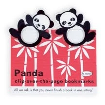 Re-marks Panda Clip-over-the-page Bookmark Back to School