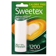 Sweetex Sugar Substitute Tablets 0.04 Ounce Pack of 1 Suitable for Diabetics