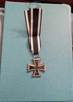 1914 German WW1 Iron Cross Second Class With Ribbon Looks like marked "W"