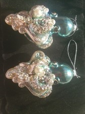 Robert Stanley Christmas Jeweled Octopus Ornaments