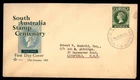 Mayfairstamps Australia FDC 1955 centenary of the first stamp in the south First
