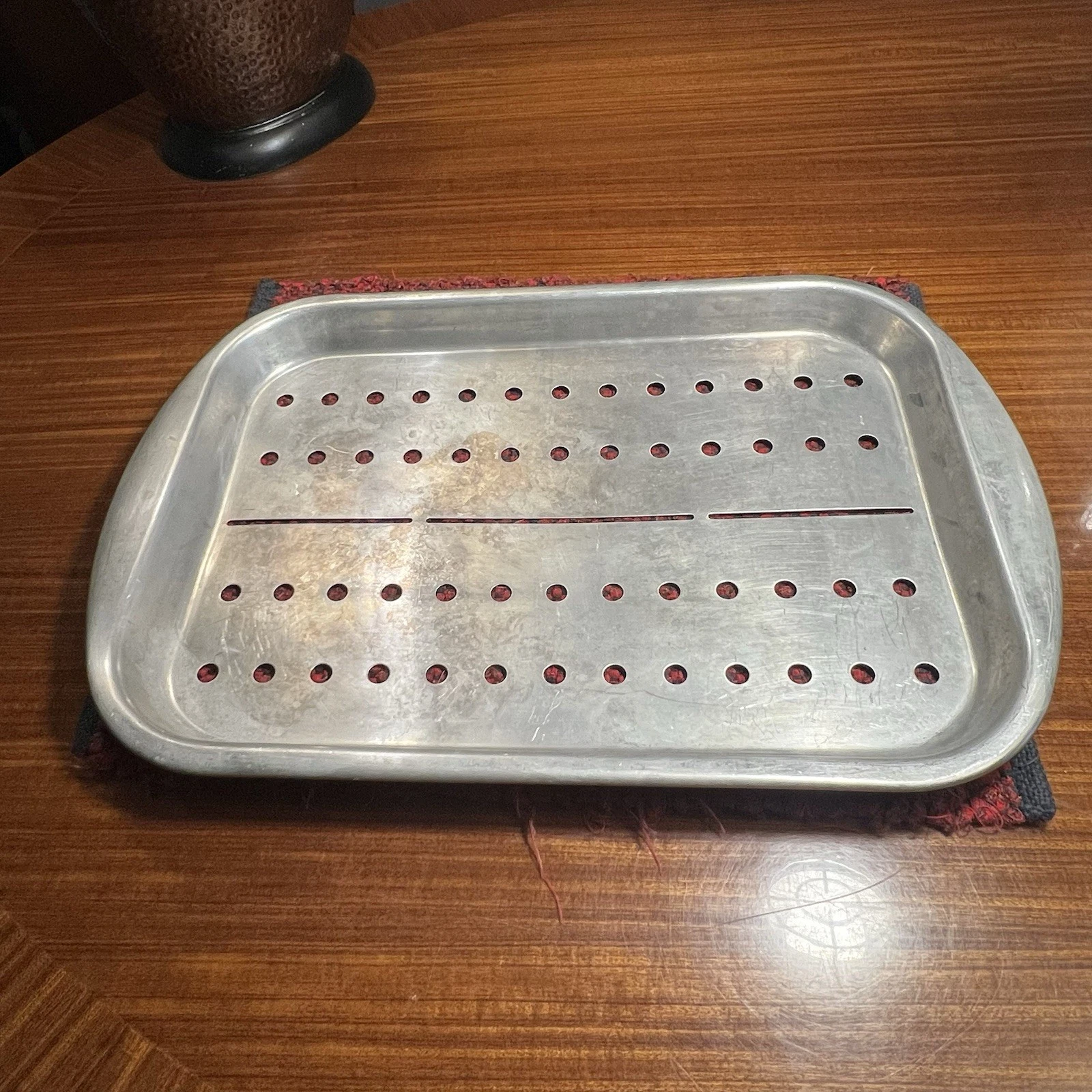 MIRRO Rack 14x10x1 for Mirro Roasting Pan Insert | Vintage Aluminum
