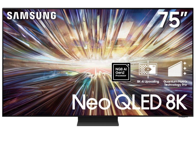 Samsung 75" Neo QLED 8K Smart TV QN75QN800D 165Hz Anti-Glare WiFi Bluetooth NEW