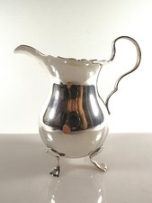 ANTIQUE SILVER CREAM JUG HALLMARKED BIRMINGHAM 1908 REF 445/2