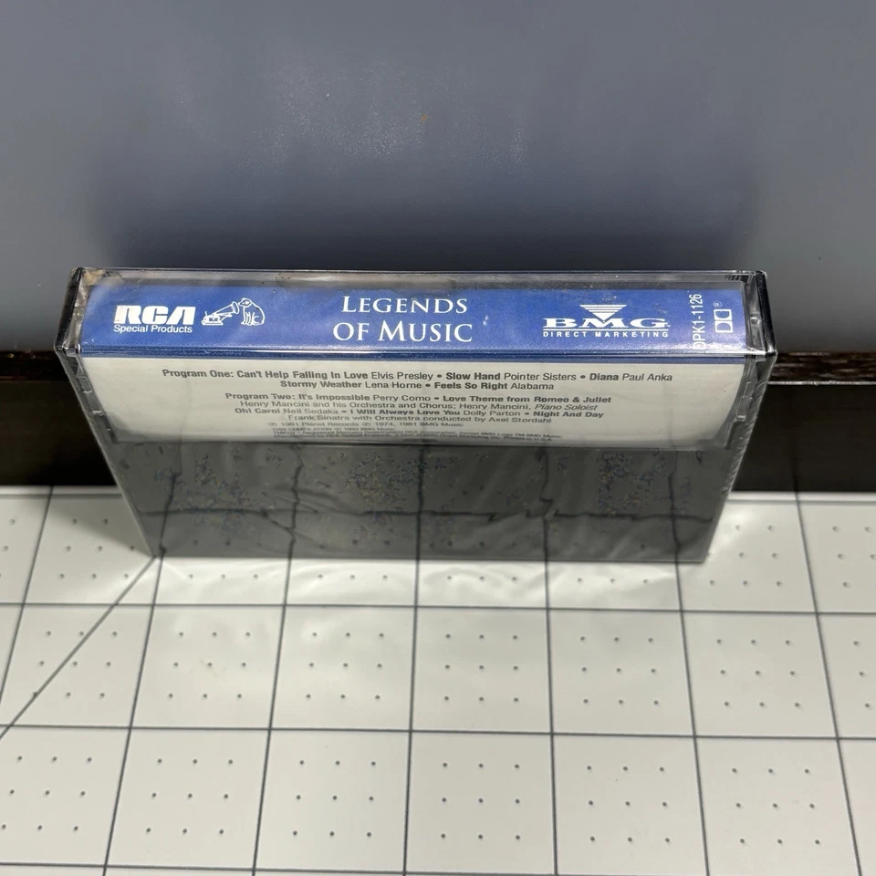 Vtg Legends Of Music Cassette Tape Album RCA Special Product DPK1-1126 1983 BMG - Image 2 of 4