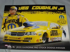 2012 Jeg Coughlin Jr. Jegs Dodge Avenger Pro Stock Nhra Postcard 2012 Jeg Coughlin Jr. Jegs Dodge Avenger Pro Stock Nhra Postcard