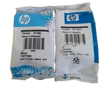 Genuine OEM HP 63XL Black-63XL Tri-color Ink Bulk Packaging FREE SHIPPING
