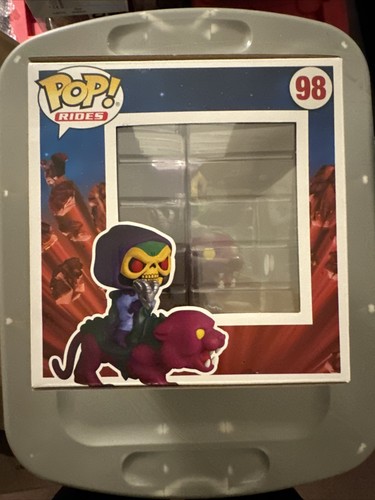 Funko Pop! Rides: Masters of the Universe Skeletor on Panthor FLOCKED Exclusive - Picture 3 of 6