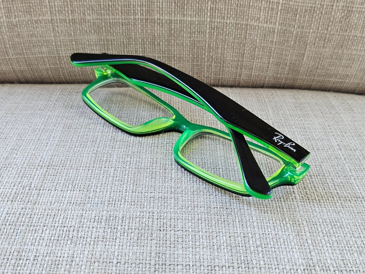 Ray-Ban Youth Kid Eyeglasses Frame Black/Green 48[]16 130  display picture 3