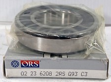 1 NEW ORS 6208 2RS G93 C3 RADIAL DEEP GROOVE BALL BEARING NIB  MAKE OFFER  