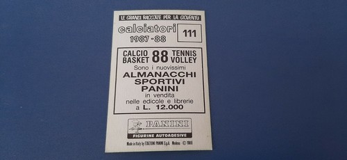 Figurine Calciatori Panini 1987/88 con velina - Scegli dall'elenco da 1 a 303 - Imagen 113 de 263