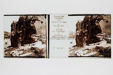 Ottomanisches Reich Josaphat Tal Palästina Stereo Plakette Verascope Richard