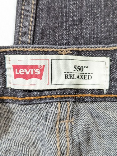Levi's 550 27x27 14R Loose Fit Student Jeans Black - Picture 5 of 8