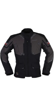 Modeka motorcycle jacket Panamericana II 398 black/dark grey waterproof 4XL