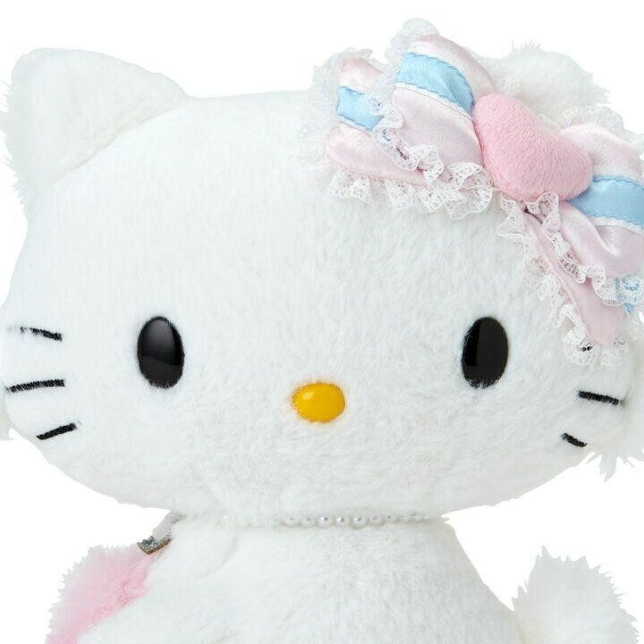 Sanrio Charmmy Kitty Stuffed Toy Heisei Character Fluffy Heart