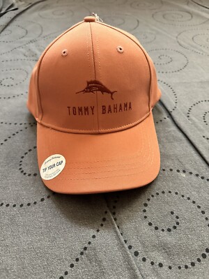 Tommy Bahama Orange Baseball Cap Hat with Pineapple The Ombré Pineapple Packable Cap main image 3